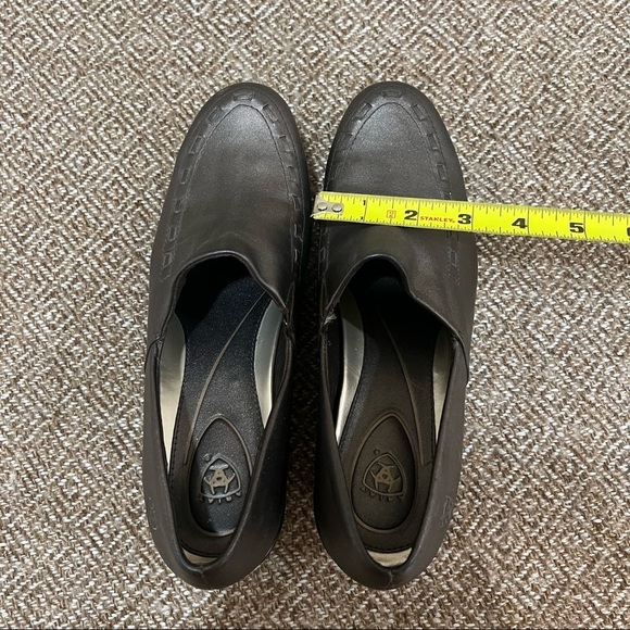 Ariat Clogs Womens Sz 8B Slip On Loafers Paddock Brown Leather Western Hippie - Picture 8 of 9